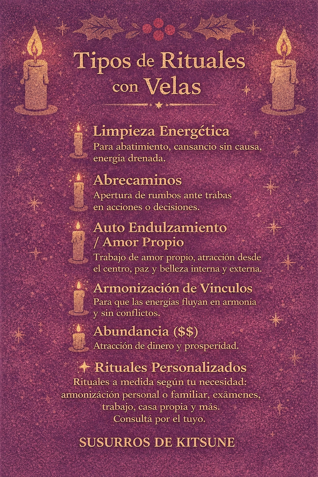 🕯️ Rituales velomancia 🕯️
